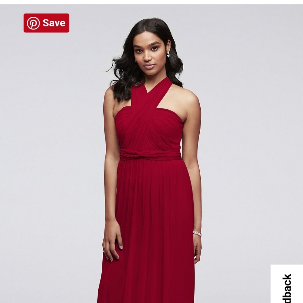 Bride maid dress size 10 6ways to tie the dress